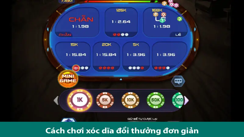 Tìm hiểu cách chơi và các loại cược phổ biến trong xóc đĩa đổi thưởng